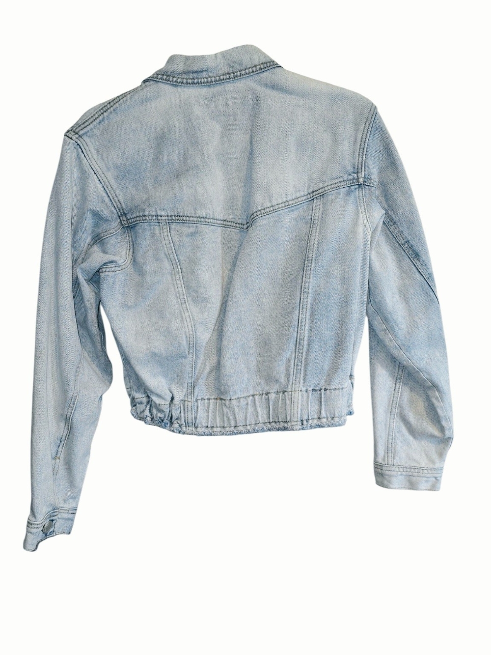 BLANKNYC Light Wash Denim Jacket Size Small 100% Cotton - Picture 6 of 11